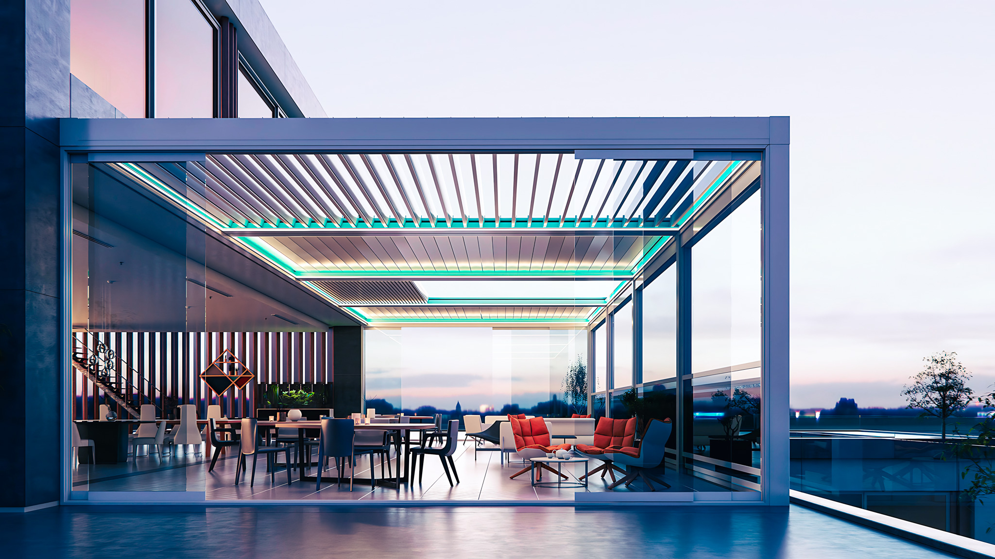 Skyroof Pergola (elhúzható tető)