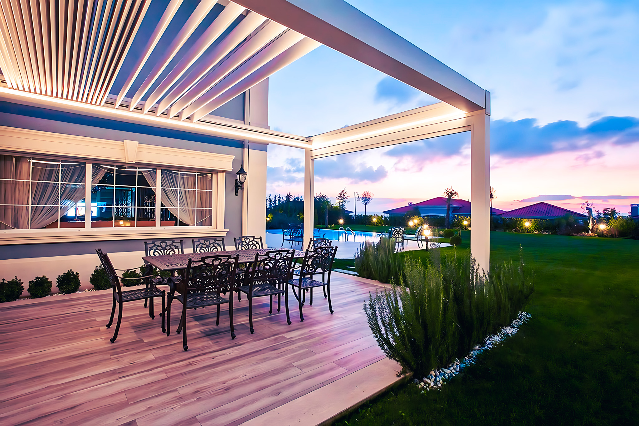 Skyroof Pergola (elhúzható tető)