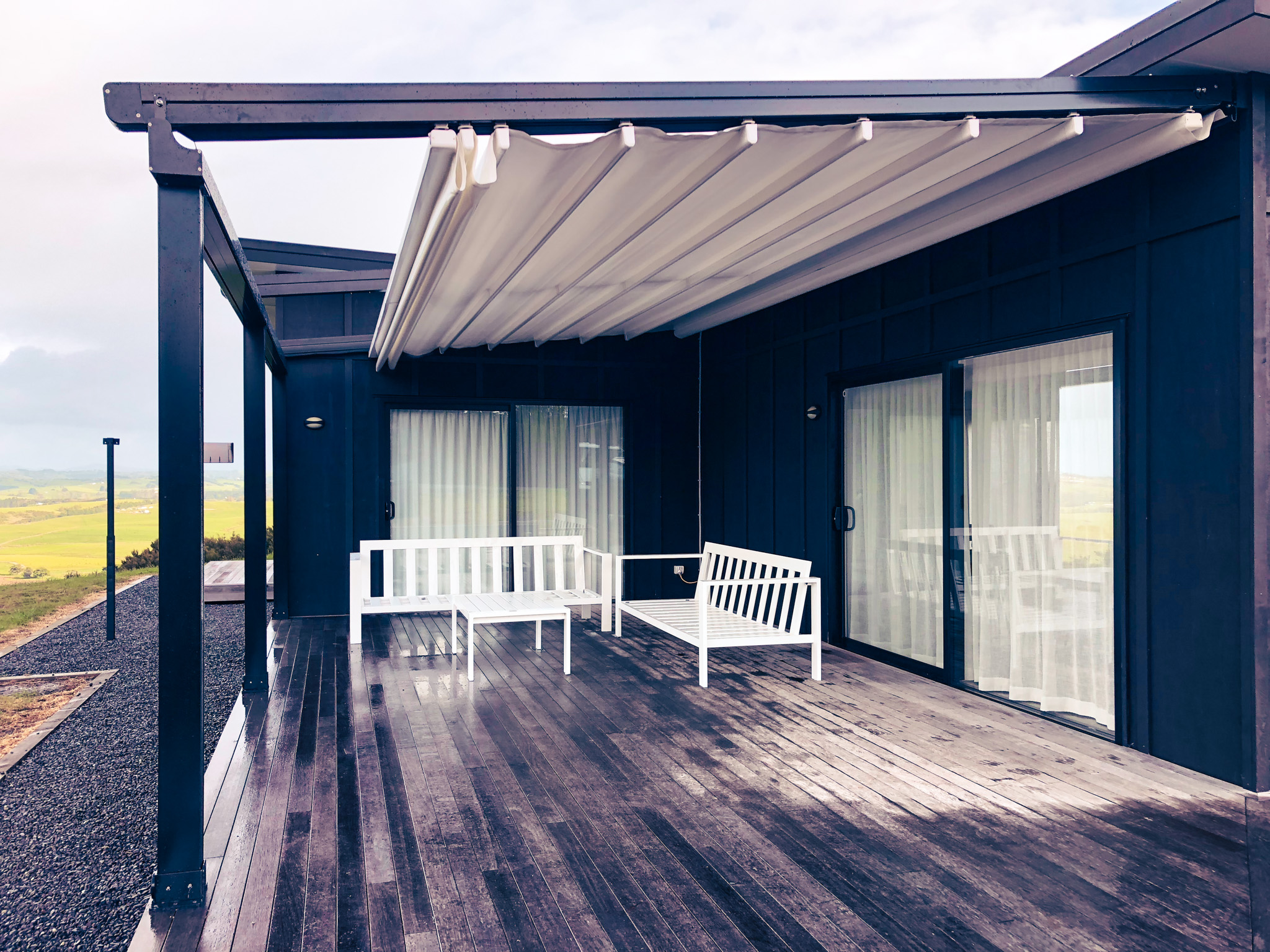 PVC pergola